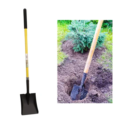 Made in India Square Shovel 2.5Kg with Light Weight Wooden Handle
